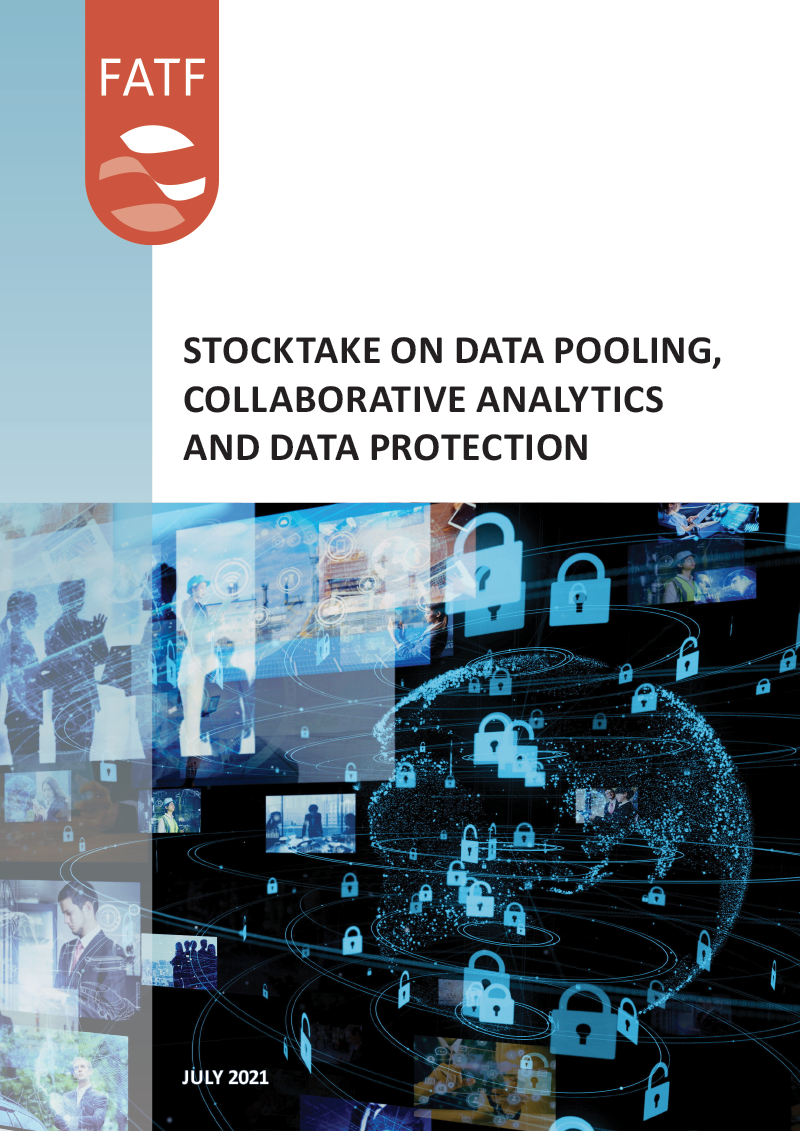 cover of the report on stocktake on data pooling, collaborative analytics and data protection 