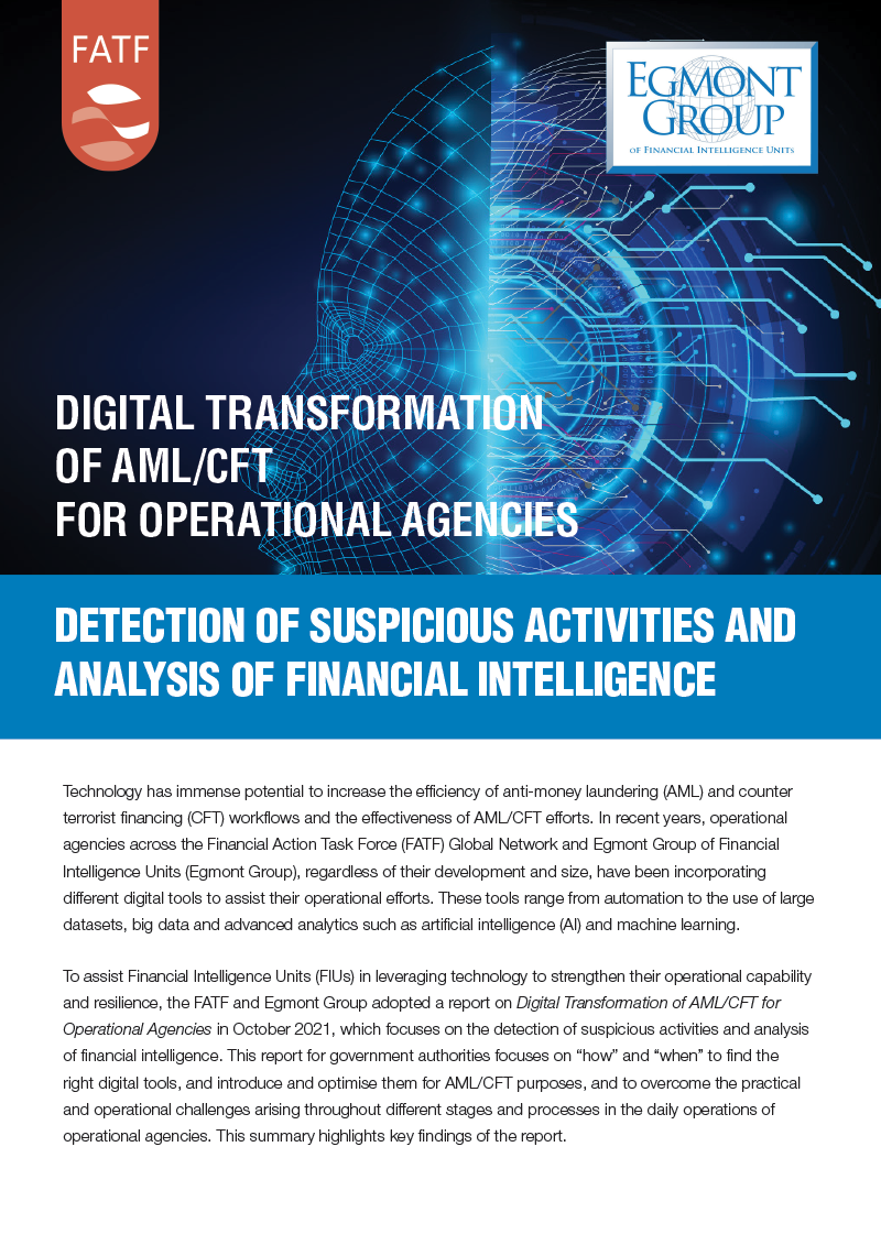 Cover image digital transformation of AML/CFT for operational agencies