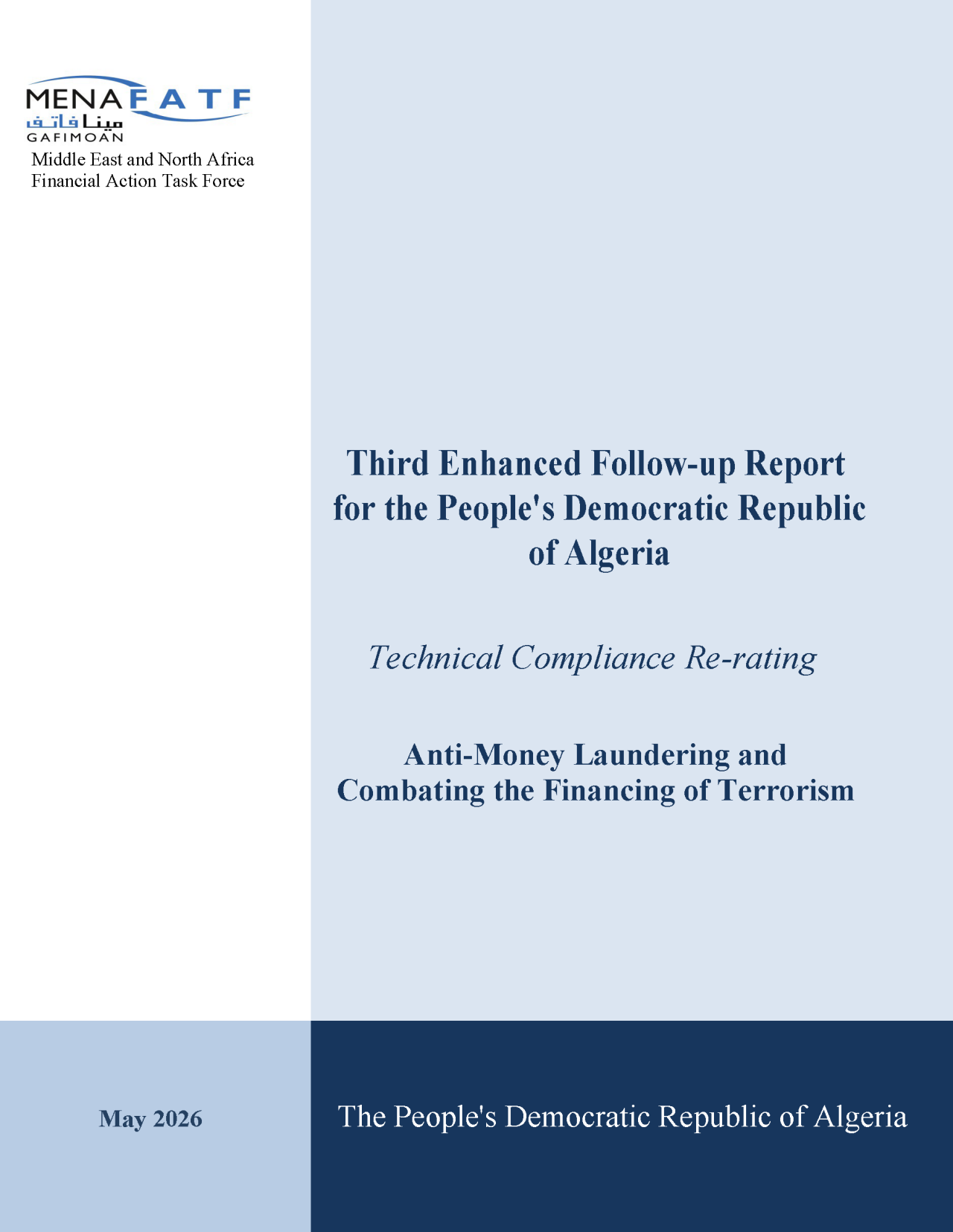 Cover of Follow Up-Report - Algeria 2026